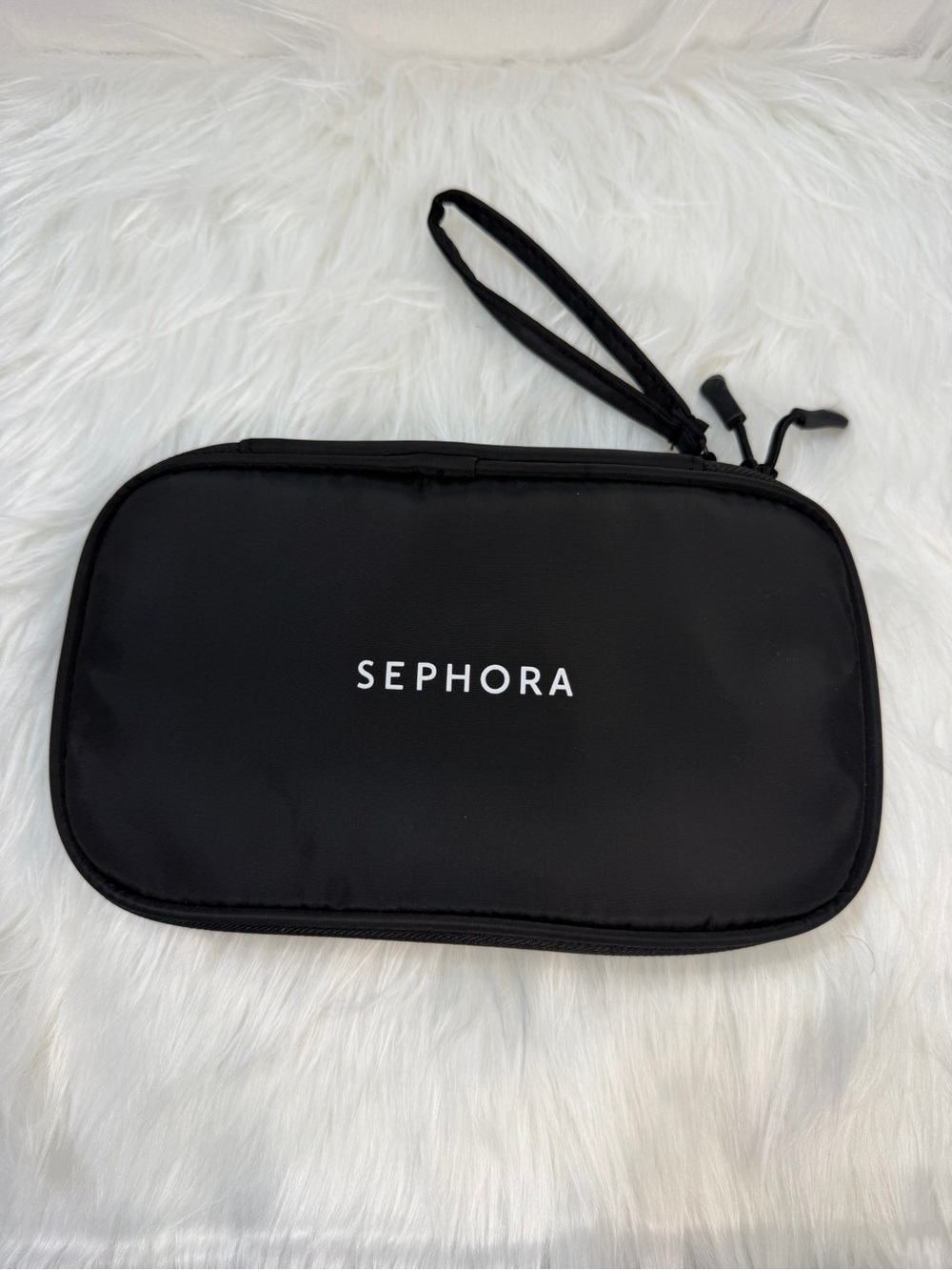 Sephora Black Wristlet Makeup Pouch